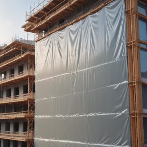 Ветрозащитная паропроницаемая мембрана типа А размер 1,6 × 43,75 м, площадь 70 м2